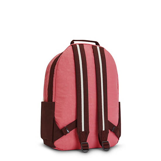 Kipling Damien Large Backpack Laptop Bags Valley Duo Pink | AU 1632RV